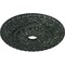 Ekena Millwork Vaduz Medallion (Canopies up to 3 1/2"), 23 1/2"OD x 3 1/2"ID x 2 1/8"P, Painted Turtle Crackle CM23VAPTC - alternate 4